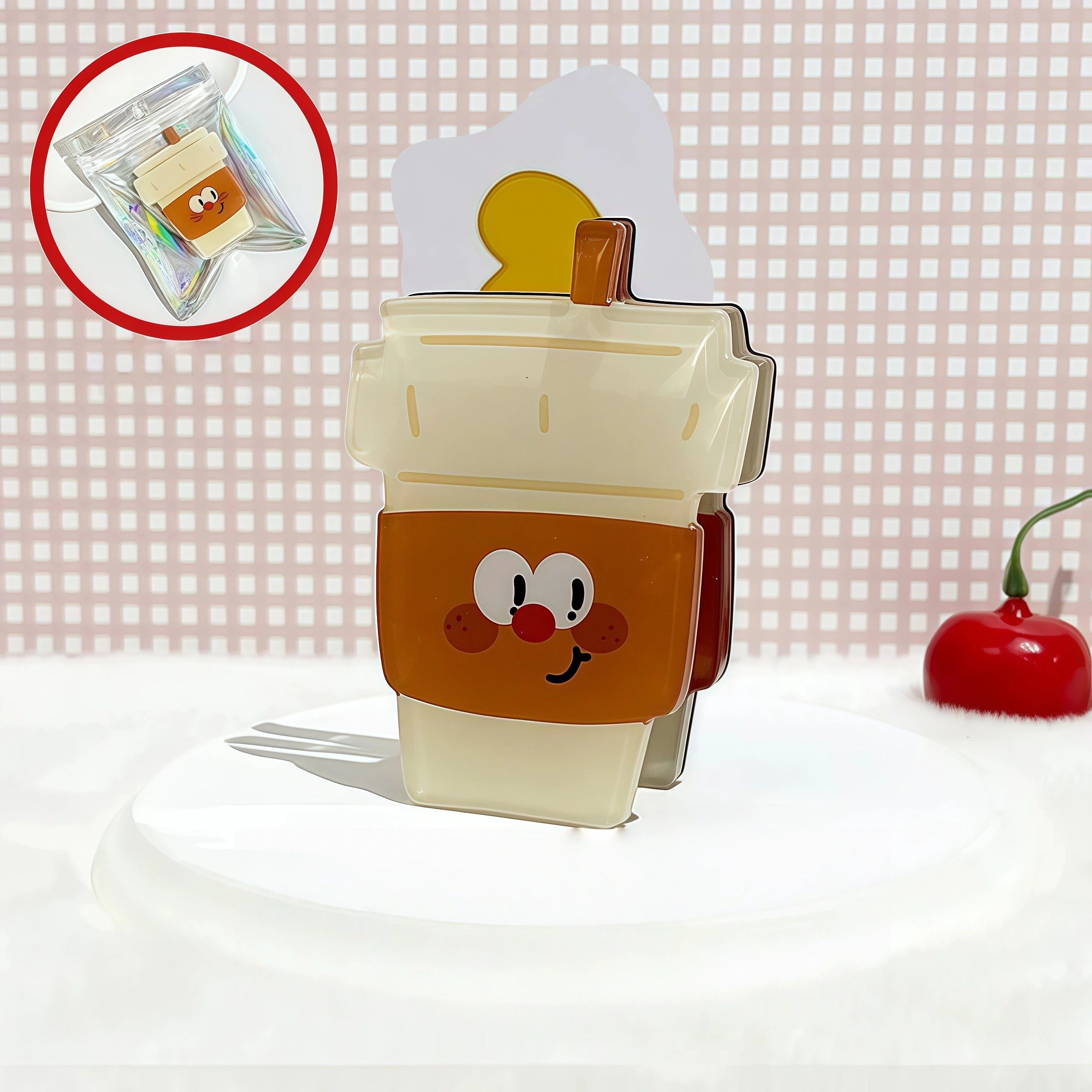 Kawaii Dessert & Coffee Magnetic Memo Clips | Cute Food Magnet Organizer