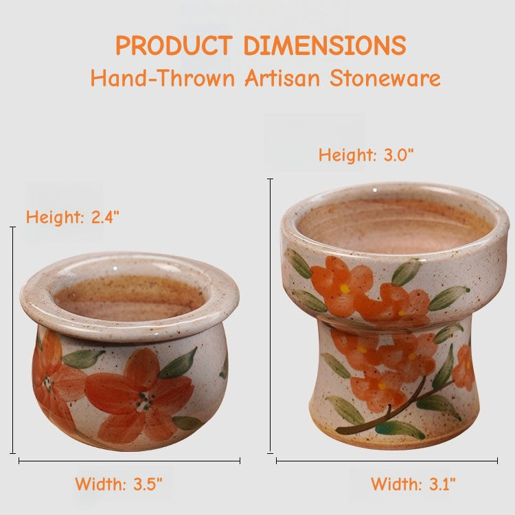 Handmade Ceramic Succulent Pot | Wheel-Thrown Mini Planter